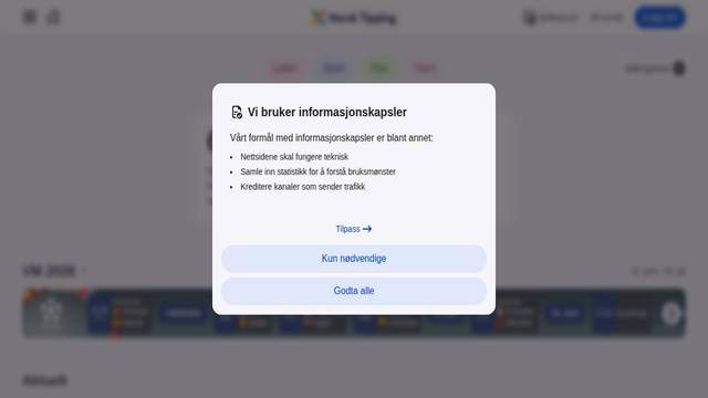 Norsk Tipping casino screenshot